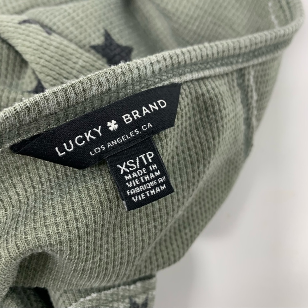 NEW Lucky Brand Star Print Thermal top - Picture 9 of 10